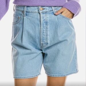 MOTHER The Pleated Fun Dip Shorts